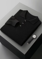 PURE EXTRA-FINE MERINO WOOL CLASSIC SWEATER POLO