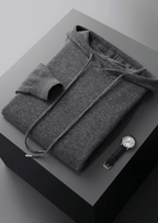 PURE EXTRA-FINE MERINO WOOL LEISURE HOODIE