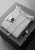 PURE EXTRA-FINE MERINO WOOL LEISURE HOODIE