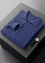 PURE EXTRA-FINE MERINO WOOL CLASSIC SWEATER POLO