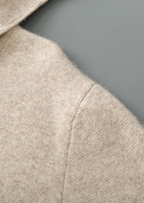 PURE EXTRA-FINE MERINO WOOL ZIPPER HOODIE