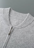 PURE EXTRA-FINE MERINO WOOL V-NECK CARDIGAN