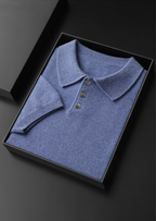PREMIUM CASHMERE CLASSIC POLO SHIRT