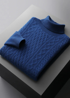 PURE EXTRA-FINE MERINO WOOL WINTERTIME ROLLNECK