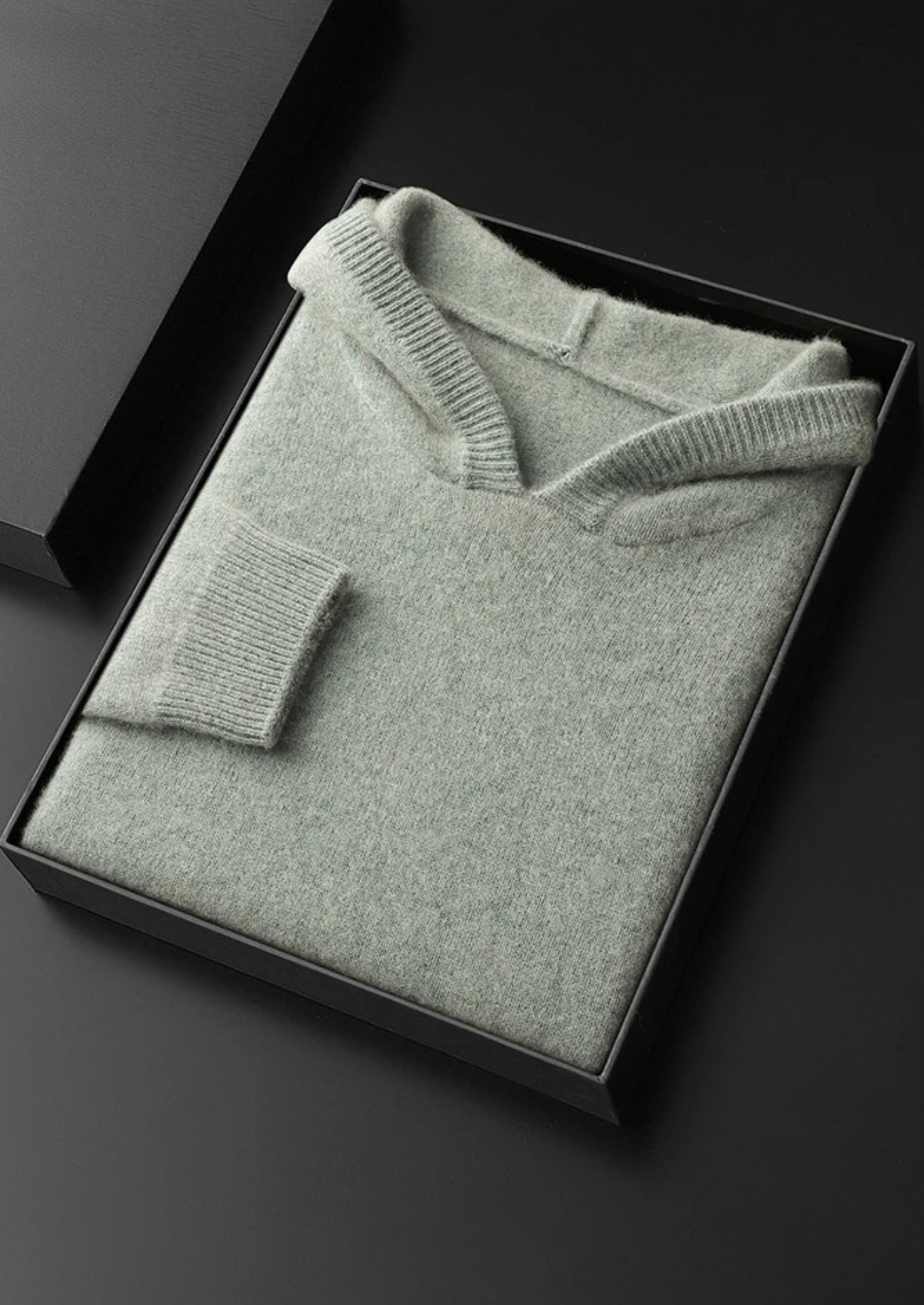 PREMIUM CASHMERE LEISURE HOODIE