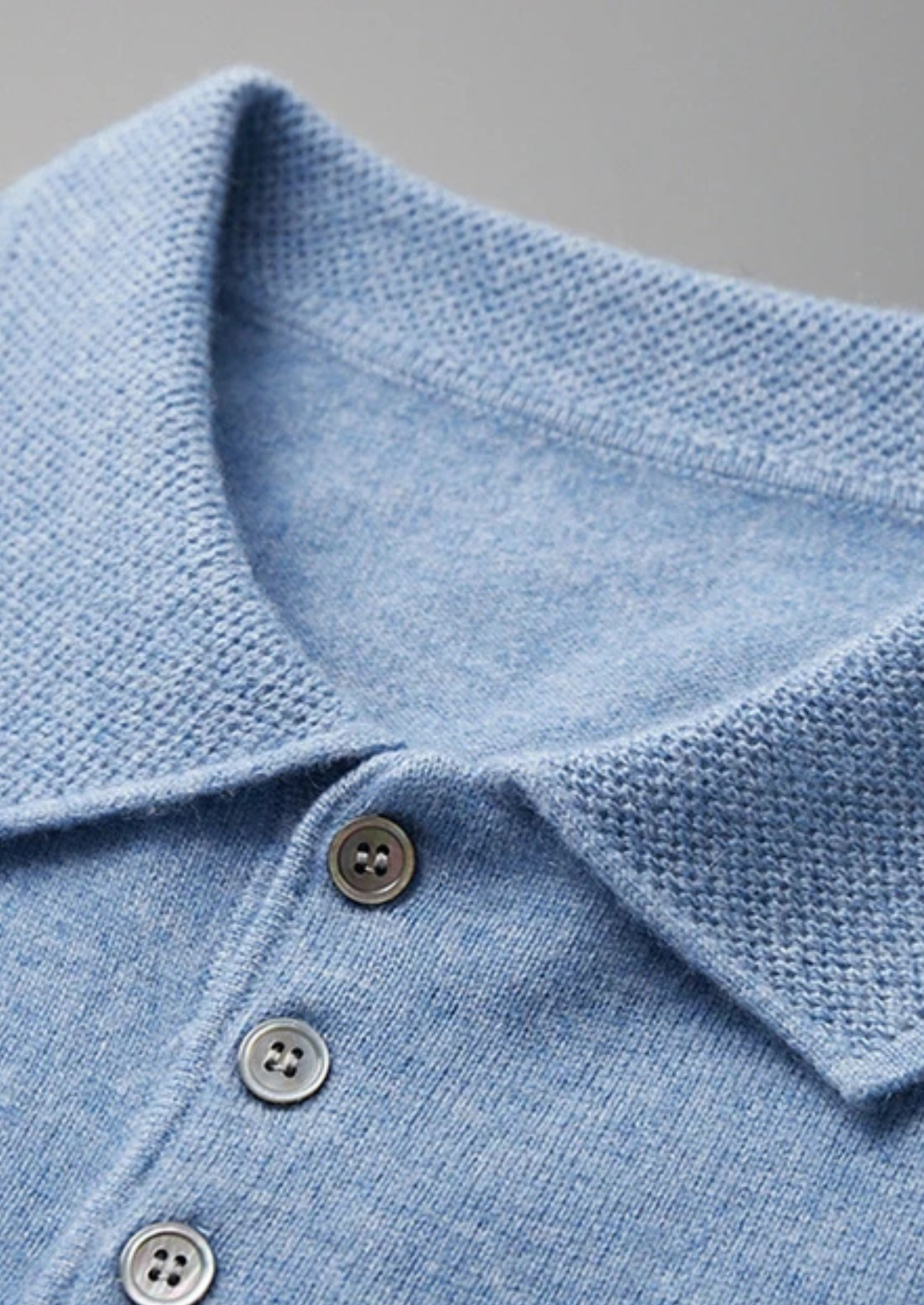 PREMIUM CASHMERE CLASSIC POLO SHIRT