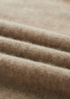 PURE EXTRA-FINE MERINO WOOL RAGLAN MOCKNECK