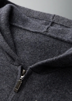 PREMIUM CASHMERE ZIPPER HOODIE