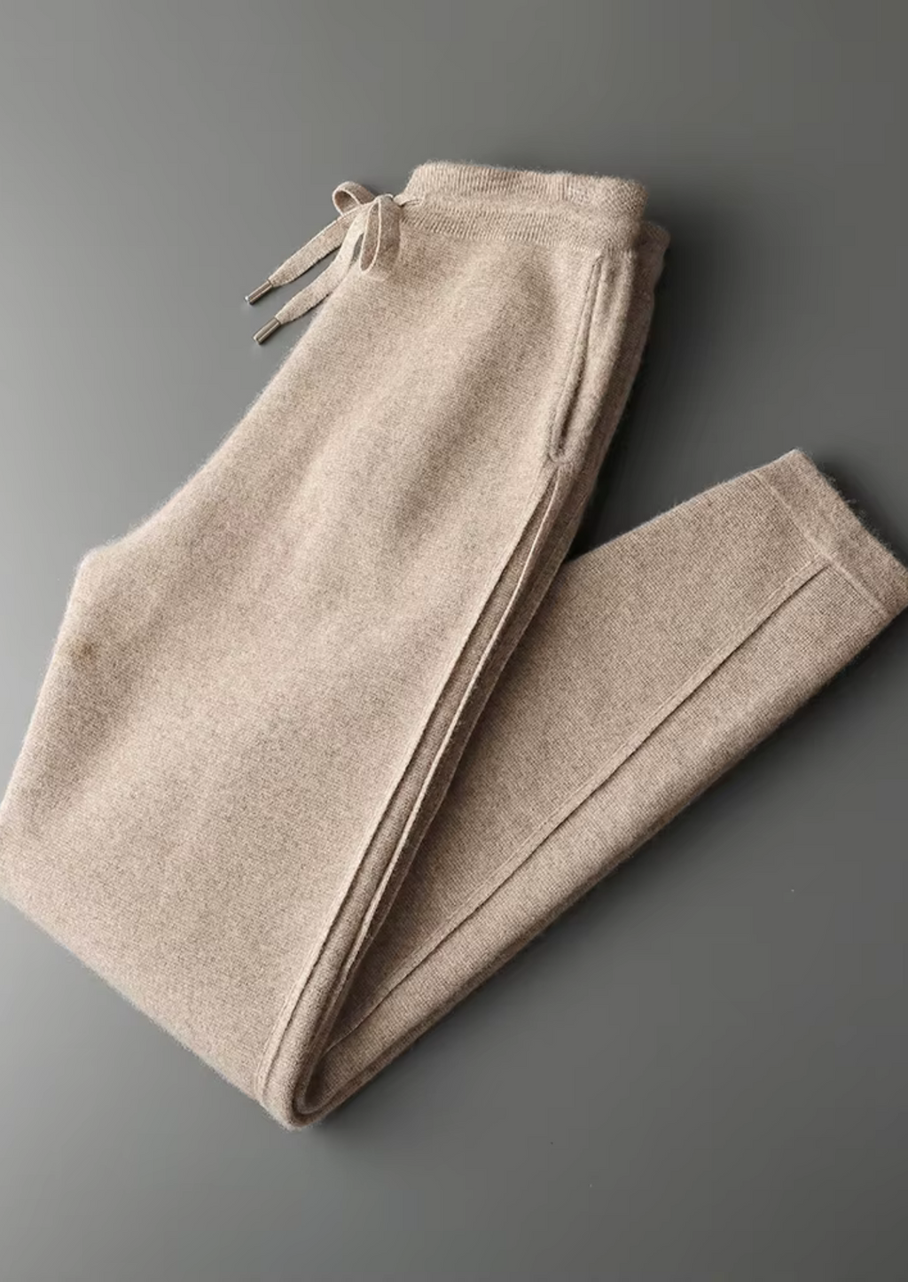 PREMIUM CASHMERE SLIM TROUSERS