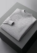 PURE EXTRA-FINE MERINO WOOL RAGLAN MOCKNECK