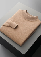 PURE EXTRA-FINE MERINO WOOL CLASSIC MOCKNECK