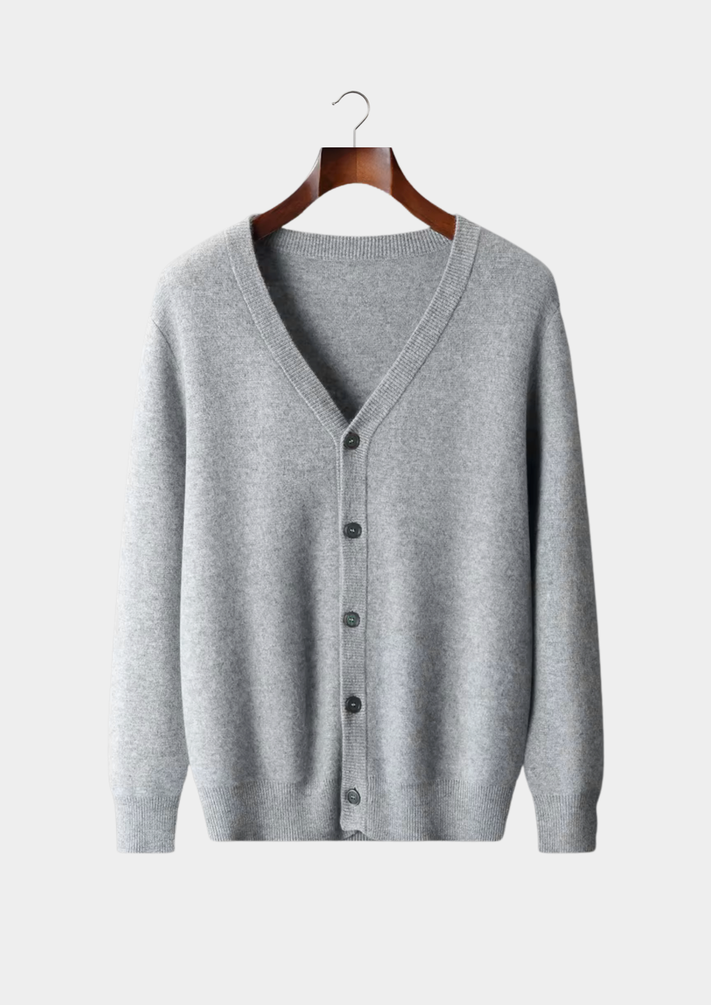 PURE EXTRA-FINE MERINO WOOL ESSENTIAL CARDIGAN