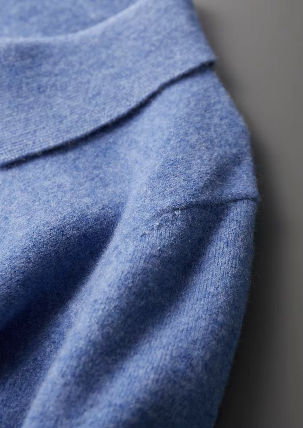 PURE EXTRA-FINE MERINO WOOL HALF ZIP POLO