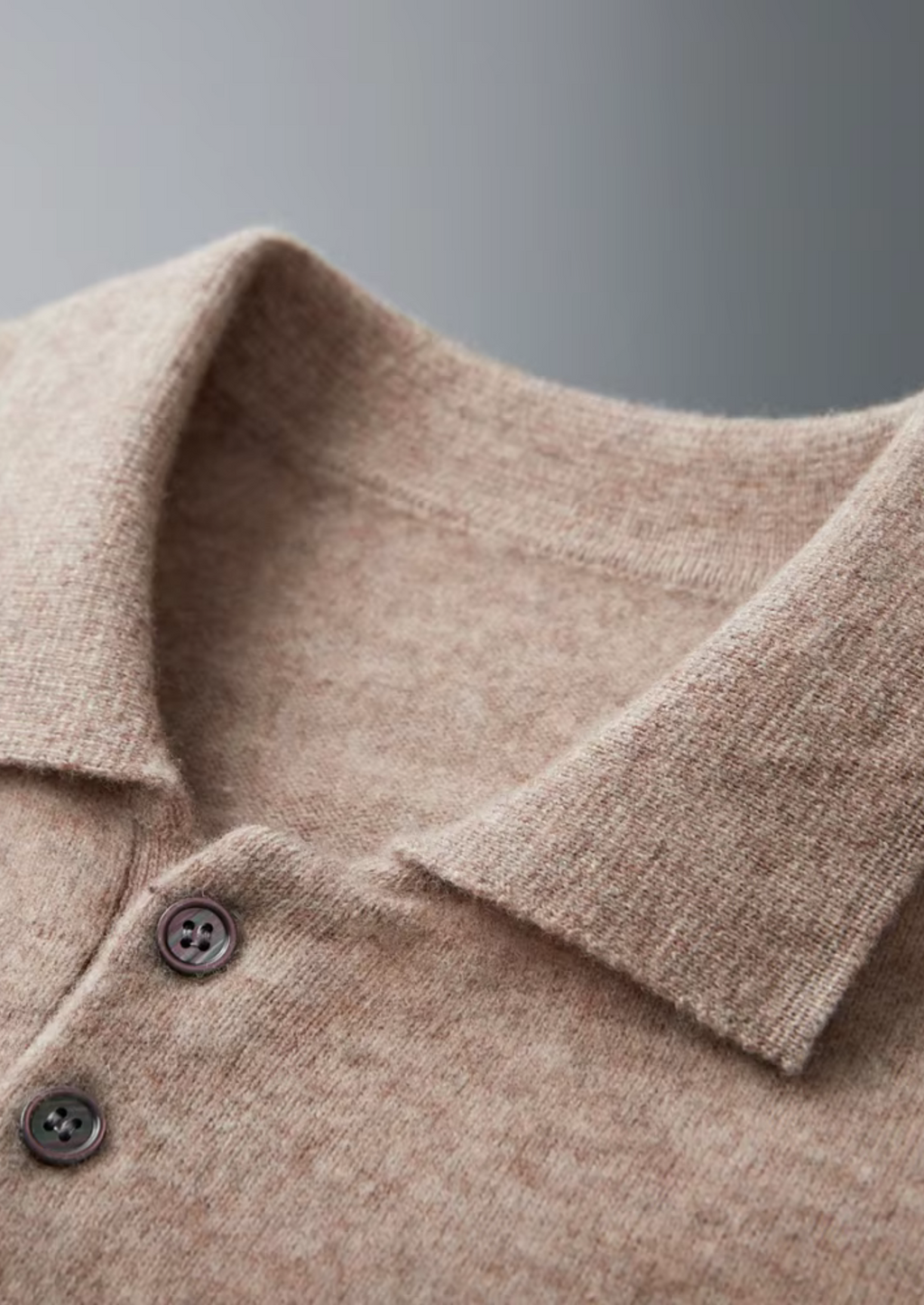 PURE EXTRA-FINE MERINO WOOL CLASSIC SWEATER POLO