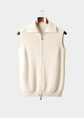PURE CASHMERE BODY WARMER VEST