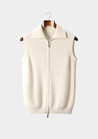 PURE CASHMERE BODY WARMER VEST