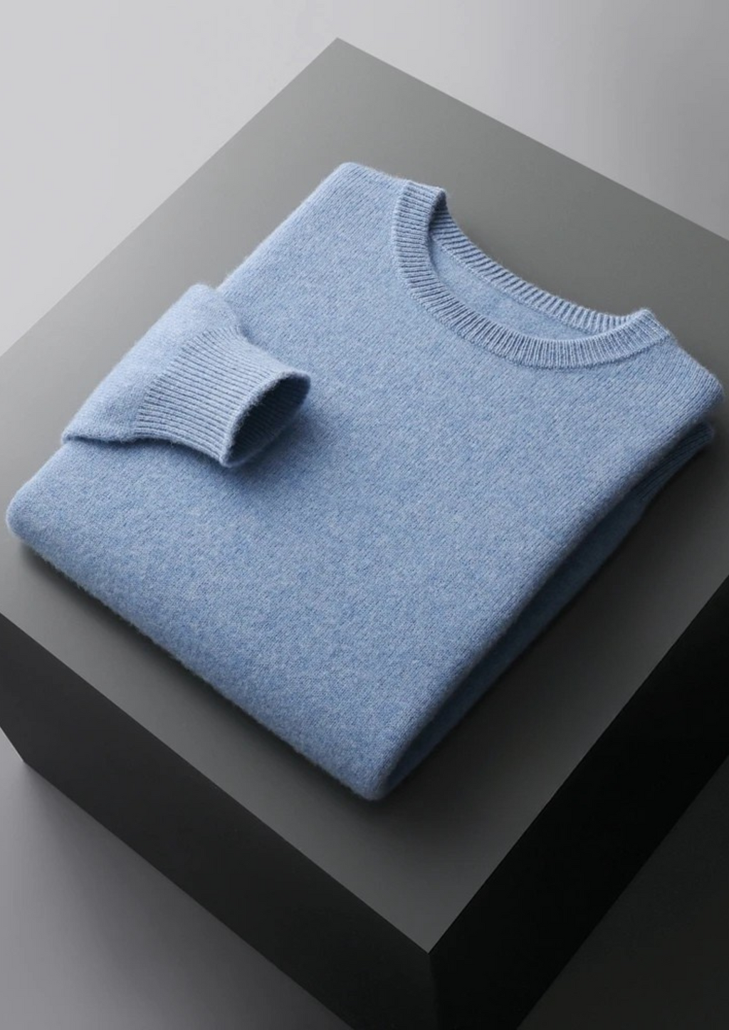 PURE EXTRA-FINE MERINO WOOL CLASSIC CREWNECK