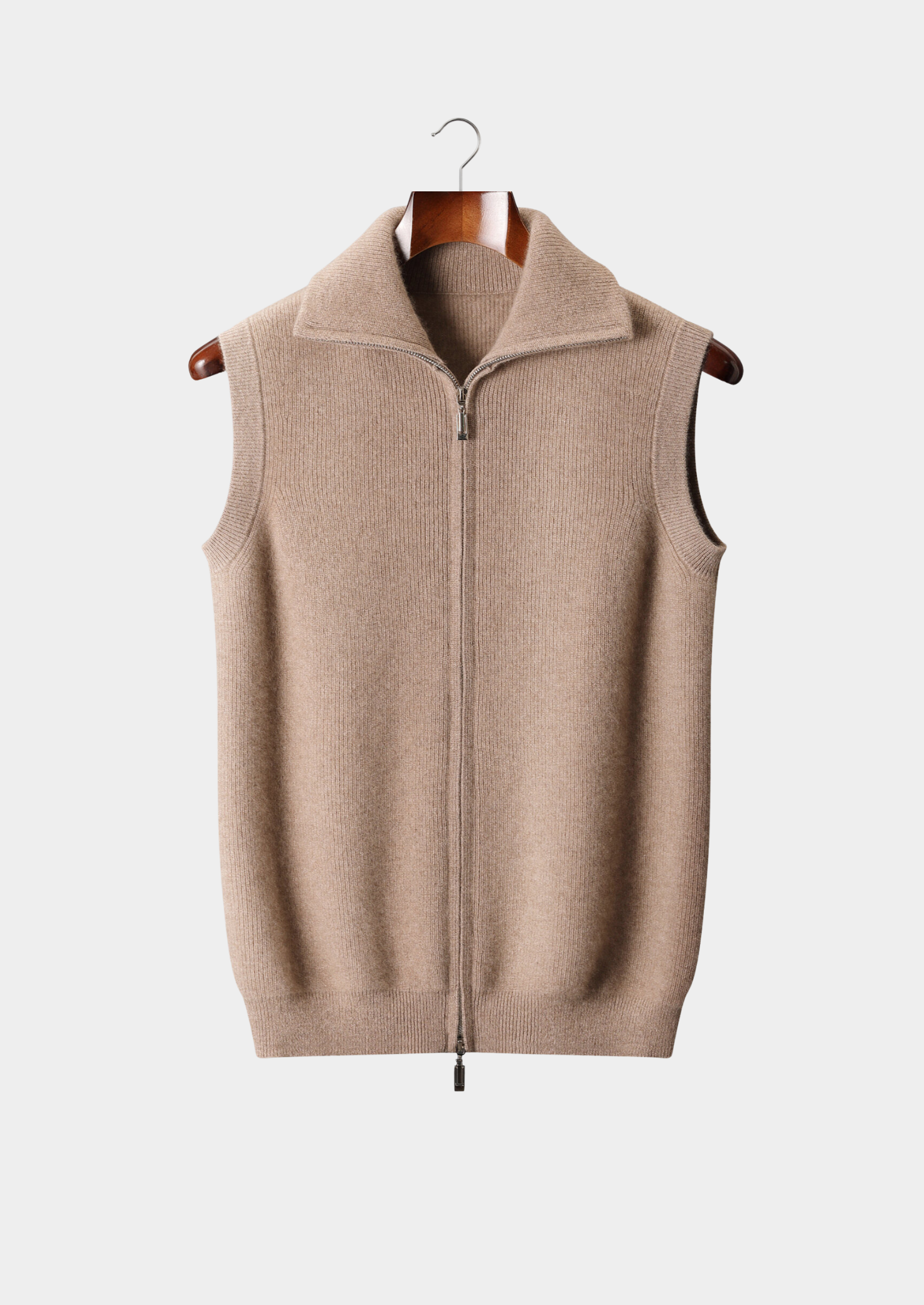 PURE CASHMERE BODY WARMER VEST
