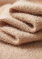 PREMIUM CASHMERE TWO TONE ZIPPER POLO