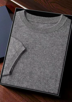 PREMIUM CASHMERE CLASSIC CREWNECK T-SHIRT