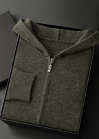 PREMIUM CASHMERE ZIPPER HOODIE