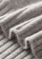 PURE CASHMERE MOCKNECK SWEATER