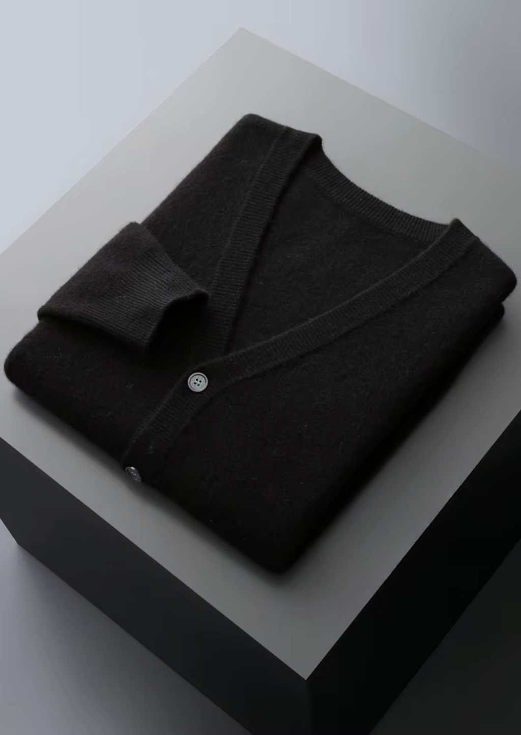 PURE EXTRA-FINE MERINO WOOL ESSENTIAL CARDIGAN