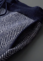 PURE EXTRA-FINE MERINO WOOL PATTERNED SET