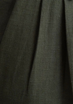 NAPOLI PLEATED COASTAL TROUSERS - Olive