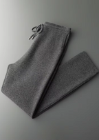 PURE EXTRA-FINE MERINO WOOL LEISURE TROUSERS