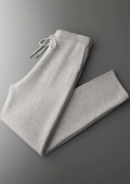 PURE EXTRA-FINE MERINO WOOL LEISURE TROUSERS