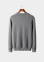 PREMIUM CASHMERE BUTTONLESS SWEATER POLO
