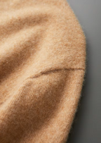 PREMIUM CASHMERE MOCK NECK T-SHIRT