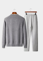 PURE EXTRA-FINE MERINO WOOL TWO TONE SET