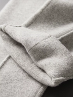 PURE EXTRA-FINE MERINO WOOL LEISURE TROUSERS