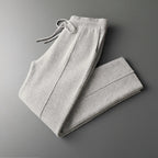 PURE EXTRA-FINE MERINO WOOL LEISURE TROUSERS