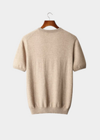 PREMIUM CASHMERE CLASSIC CREWNECK T-SHIRT