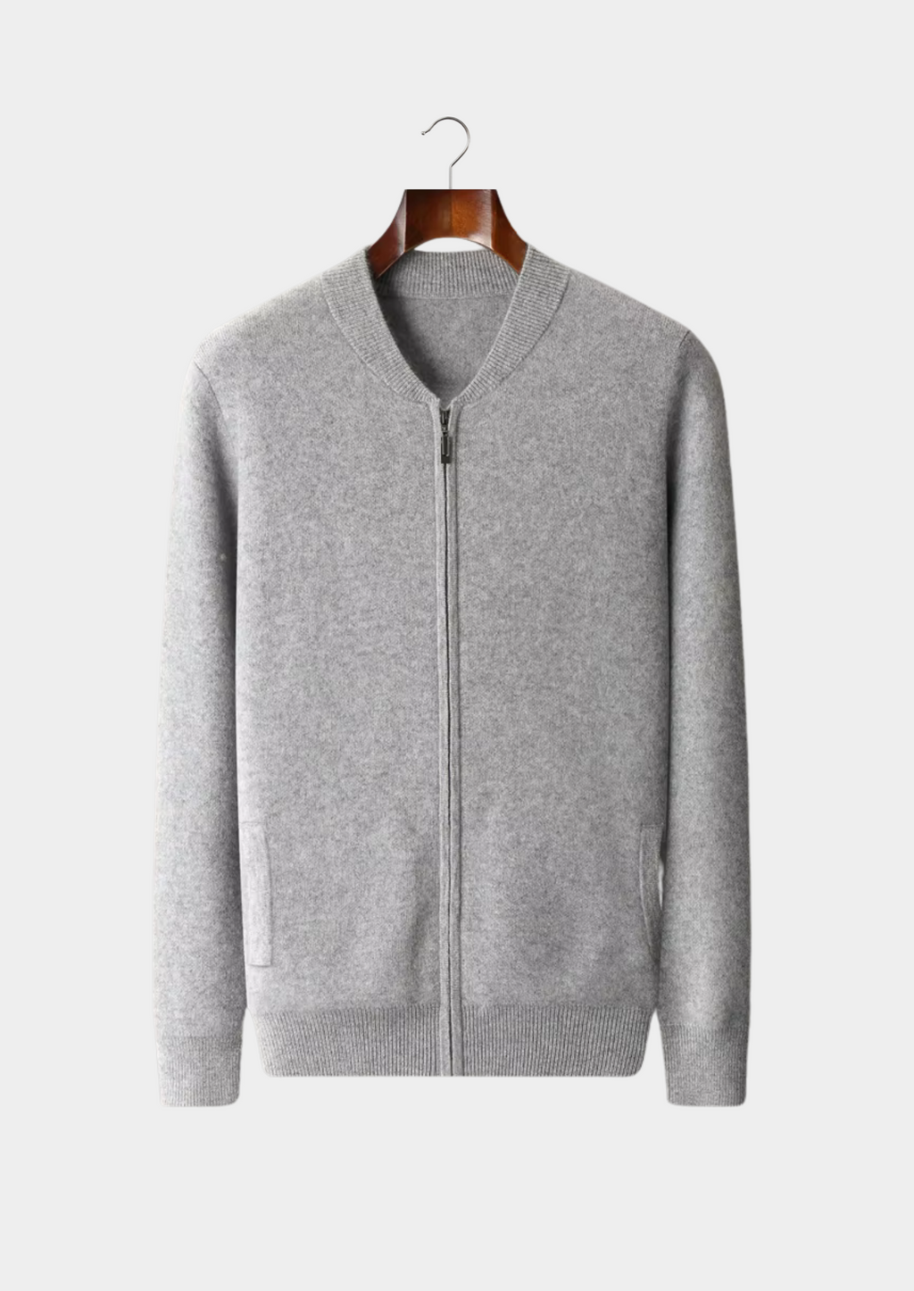 PURE EXTRA-FINE MERINO WOOL V-NECK CARDIGAN