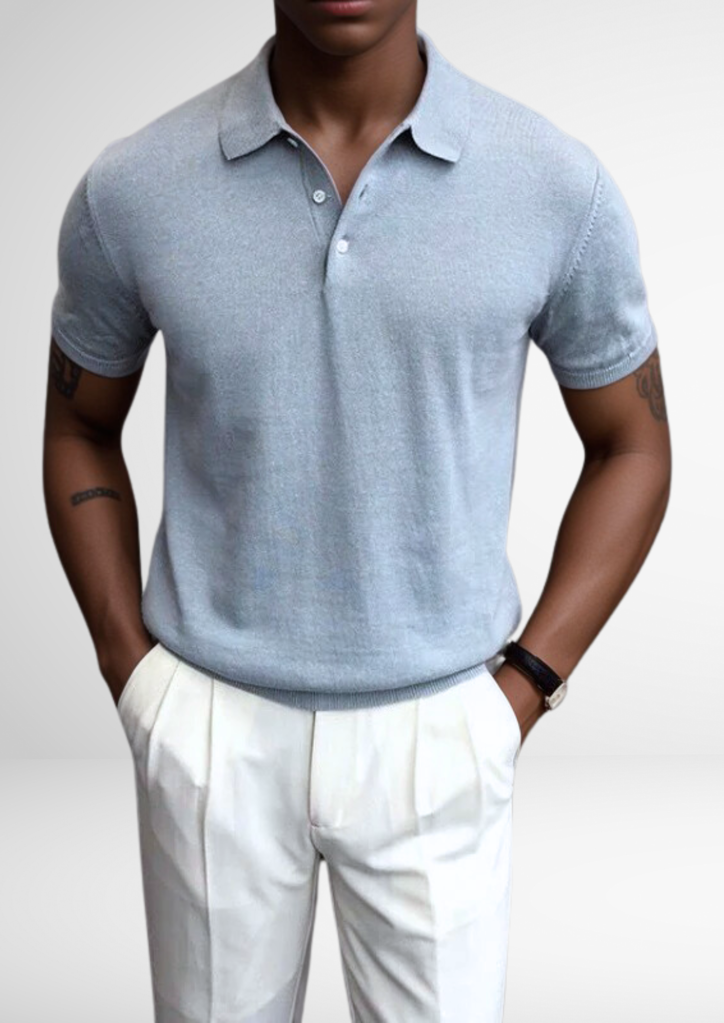 CANNES KNITTED POLO